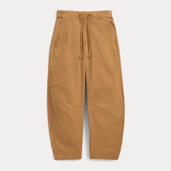 Everlane Women's Easy Barrel Pant in Oak Brown, Size Medium, Cotton/Twill - Picture 4 of 4